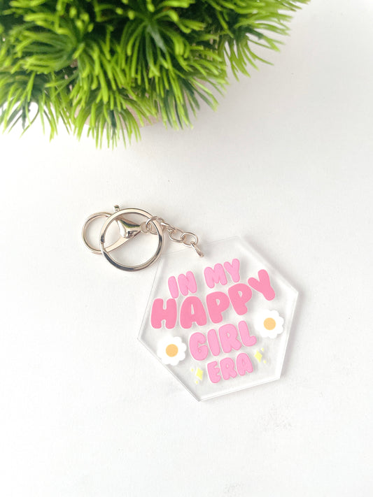 Beautiful Reminders Acrylic Keychains with gold lobster keychain