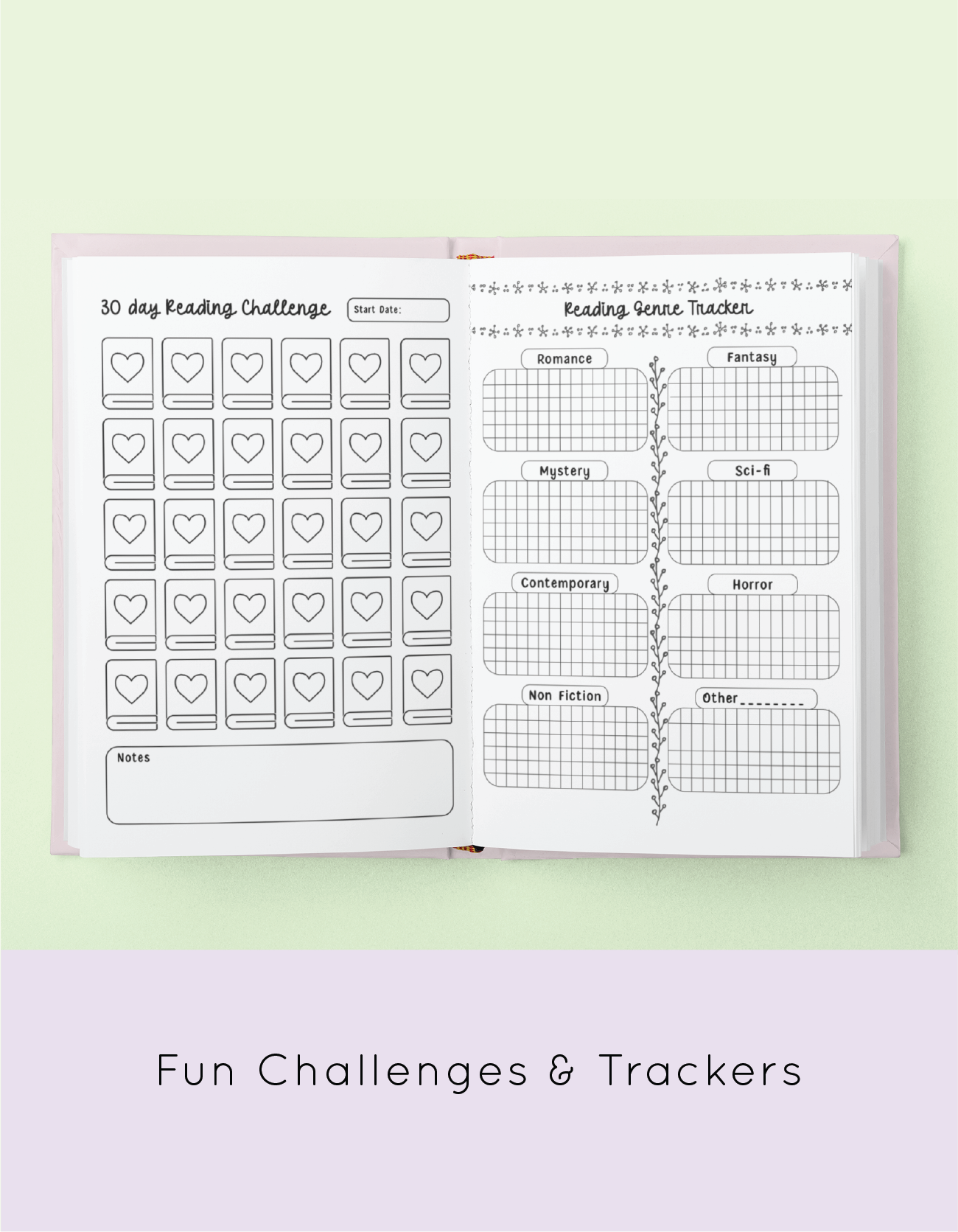 The Enchanted Garden Reading Journal