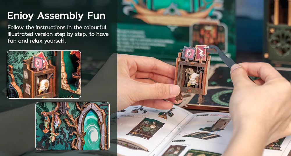 The Quiet Herbarium – DIY Bookstore Miniature Kit for your Bookshelf