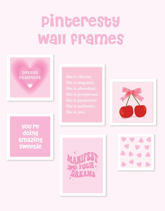 Dreamy Pinteresty Wall Frames