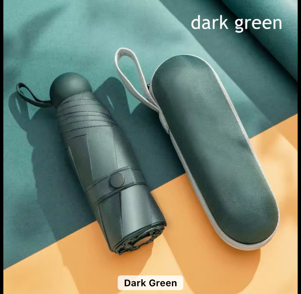 Soft hued pastel capsule umbrella with Box | For rains and sunny day