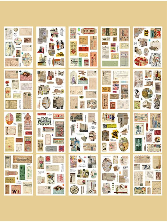 Whispers of Vintage Sticker booklet