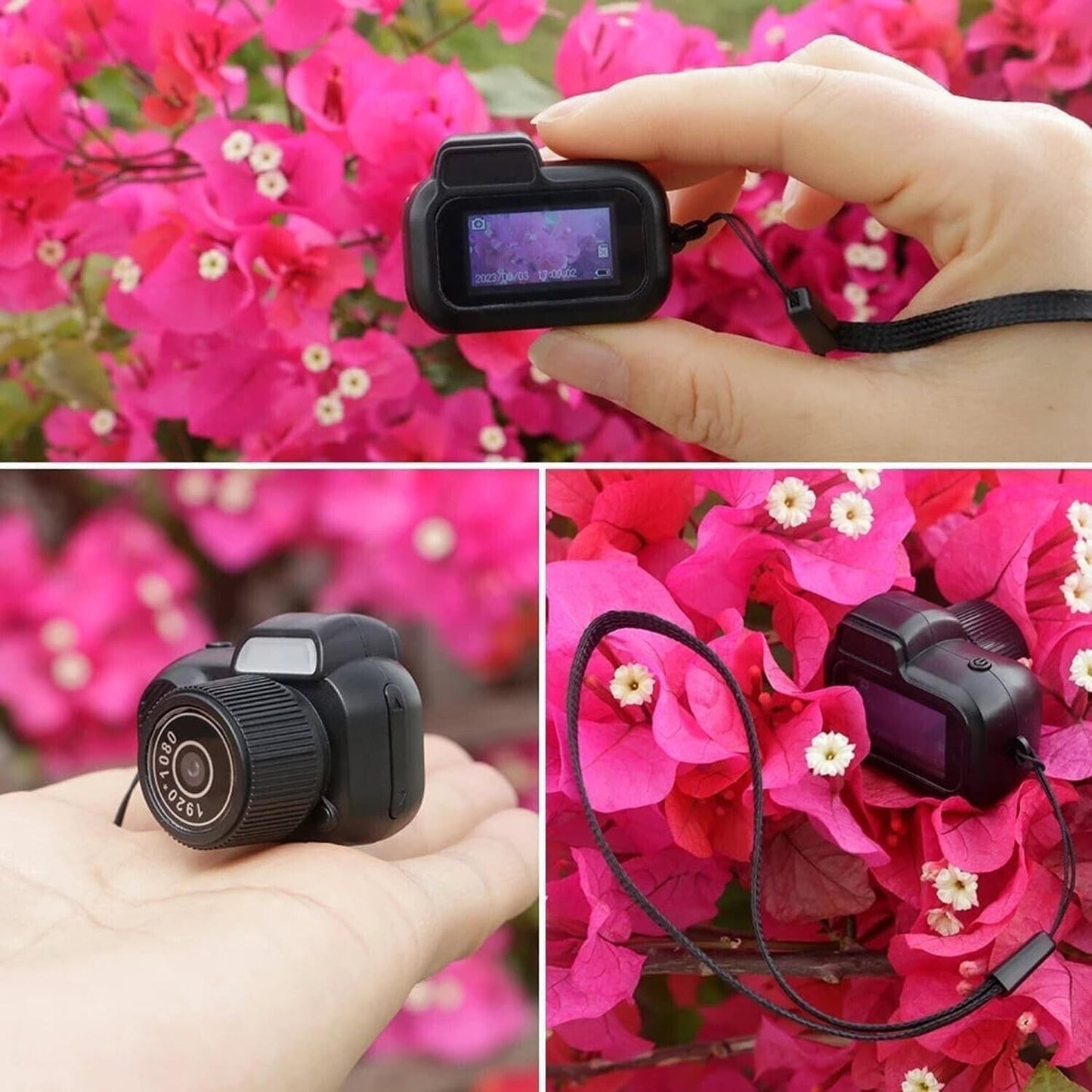 Portable Viral Micro Mini DV Camera, 1080P HD Camcorder Video Cam with 8 filters for Indoor/Outdoor