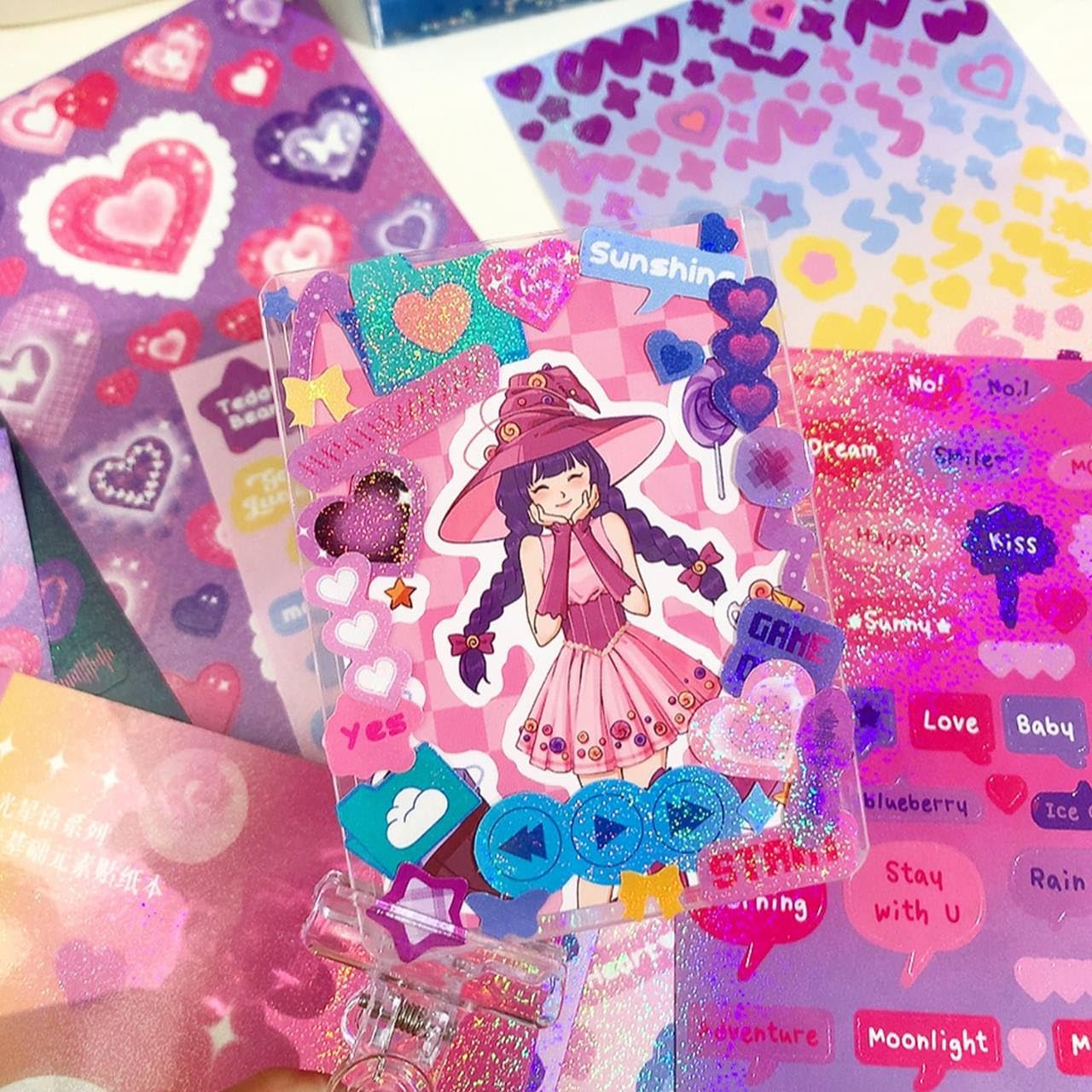 Dreamy Realms Sticker Booklet – 1000+ Decorative Stickers