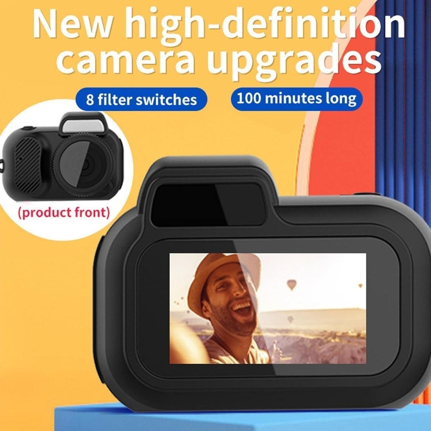 Portable Viral Micro Mini DV Camera, 1080P HD Camcorder Video Cam with 8 filters for Indoor/Outdoor
