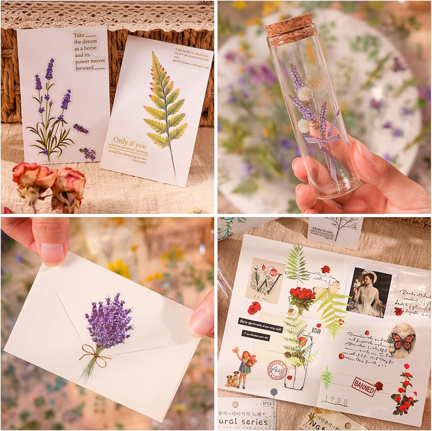 Blossom Deco Vintage Sticker Set