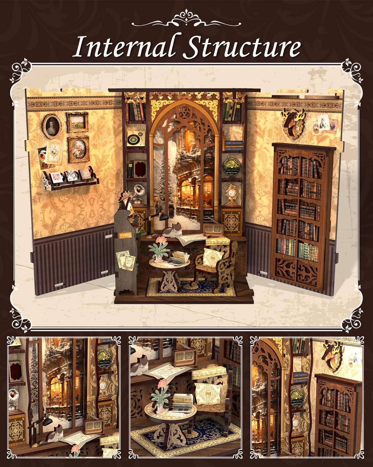 Bookshop Memories – DIY Bookstore Miniature Kit for your Bookshelf