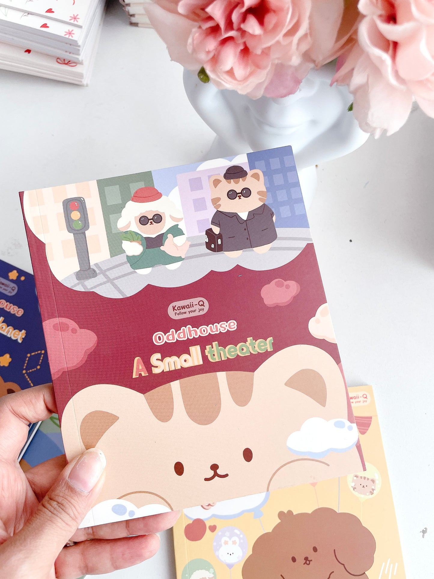 Cozy Bear Planet – Paper & PET Sticker Book (30 Sheets)