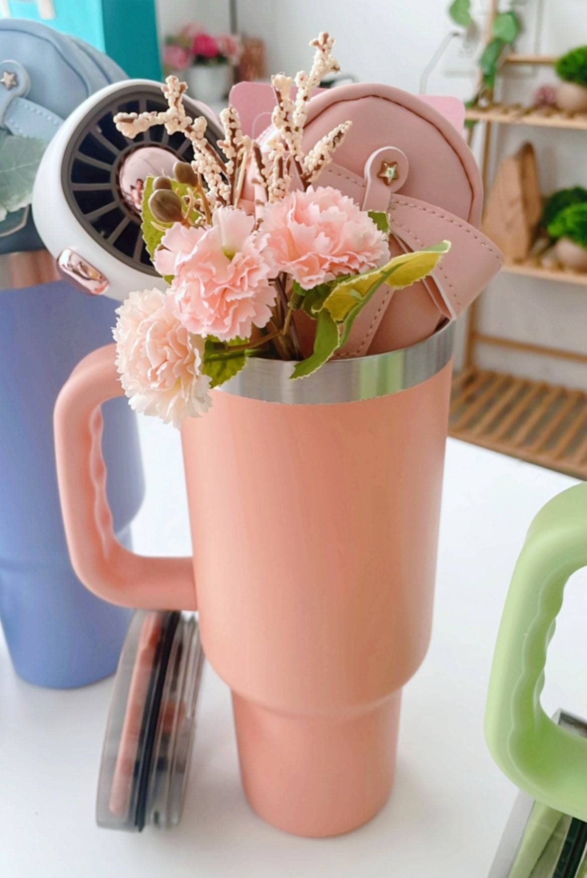Tumbler Bouquet Gift Set for Her – A Pocketful of Joy in Pastel Hues