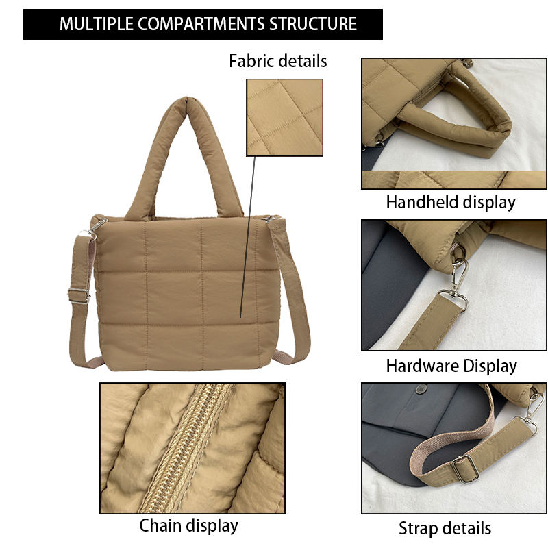 Puff & Go Quilted Crossbody Bag