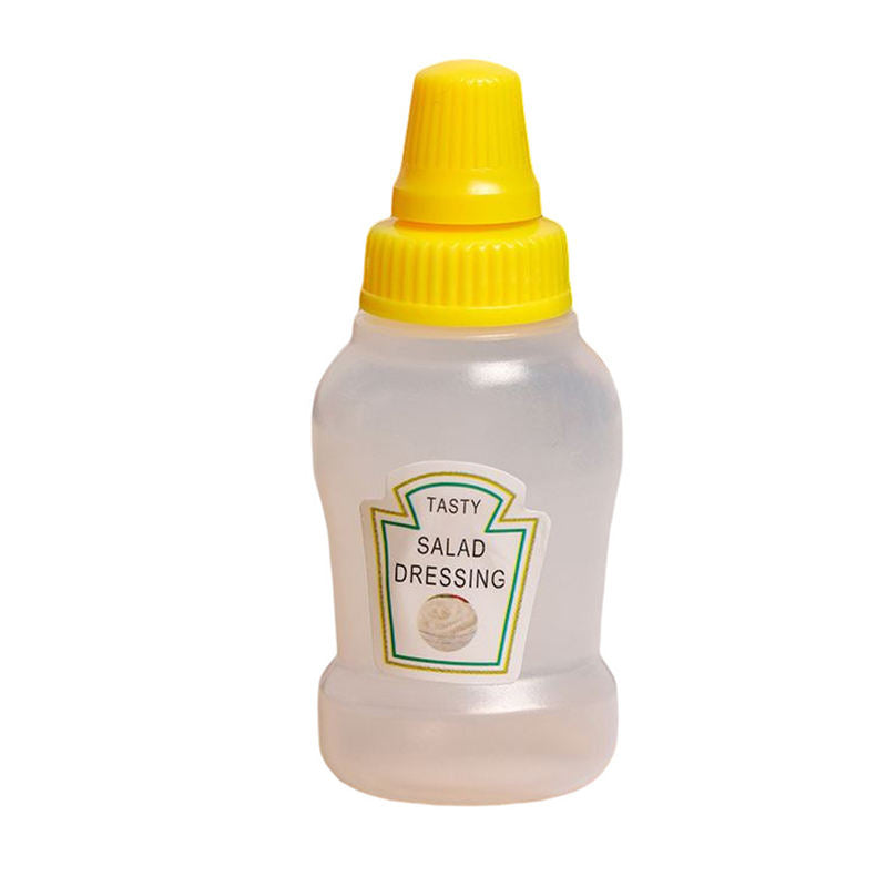 Tiny Tom Refillable Sauce Bottles for Bento, Picnic, or Lunchbox | Set of 2