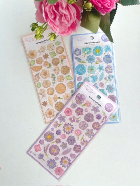 Shimmer Petal Stickers