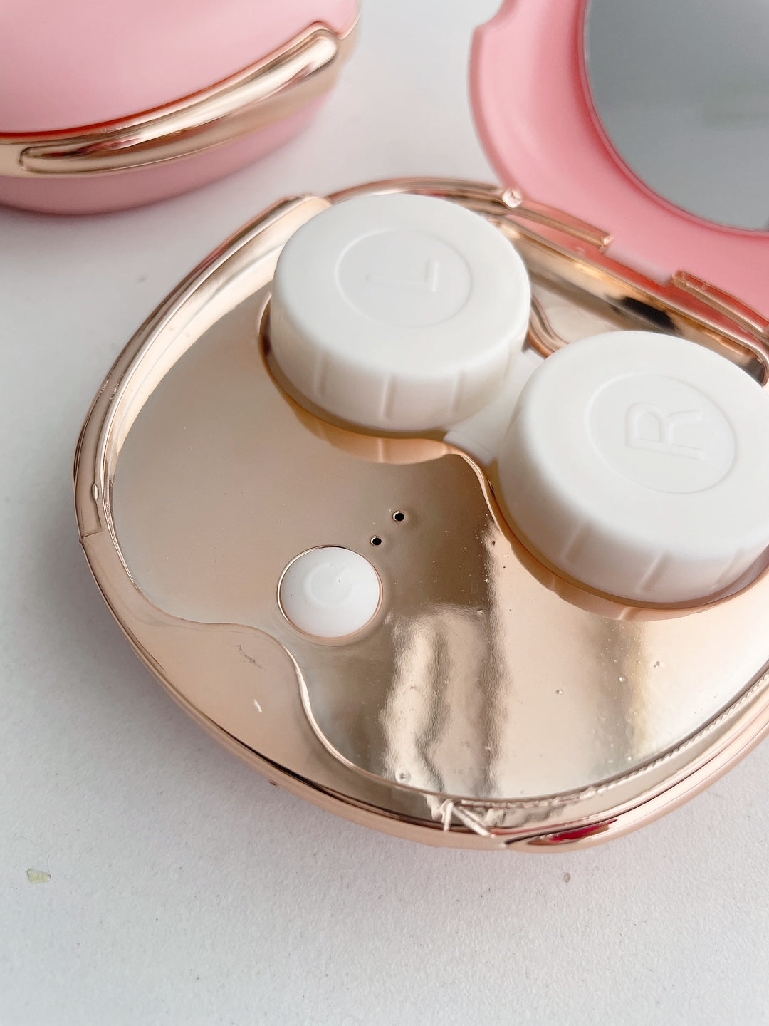 Ultrasonic Contact Lens Cleaner – Portable & Rechargeable | Pastel Pink