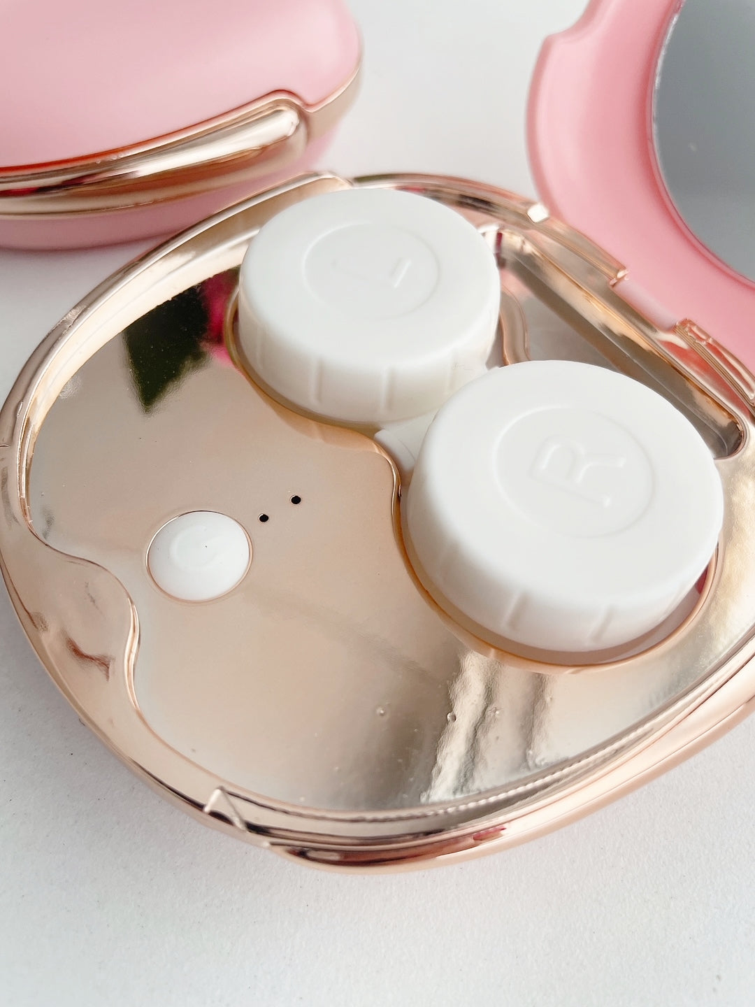Ultrasonic Contact Lens Cleaner – Portable & Rechargeable | Pastel Pink