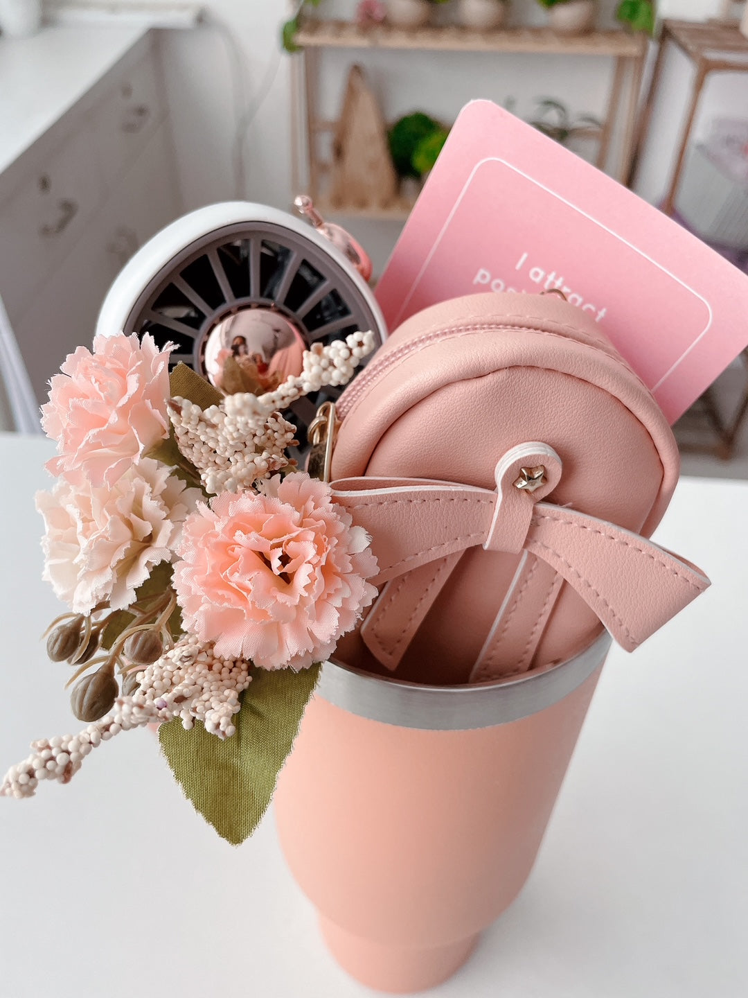 Sweet Apricot Tumbler Bouquet