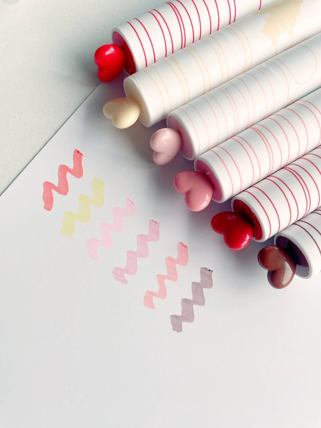 Heart Beam Highlighters – Set of 6 Colors