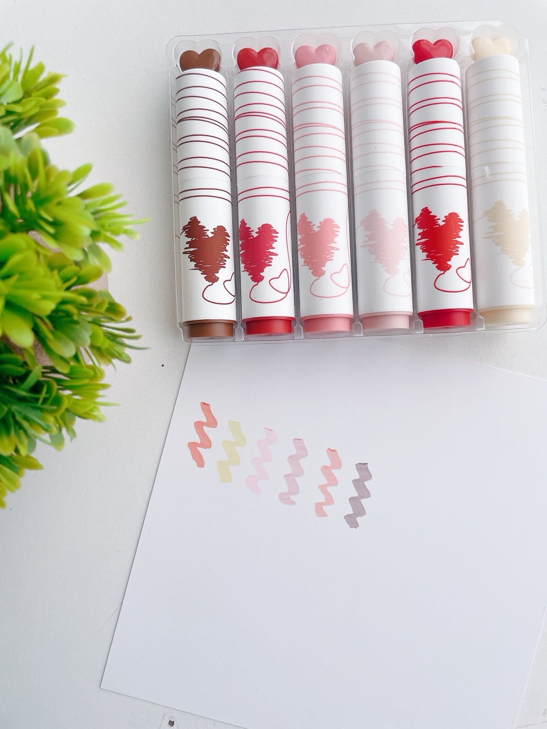 Heart Beam Highlighters – Set of 6 Colors