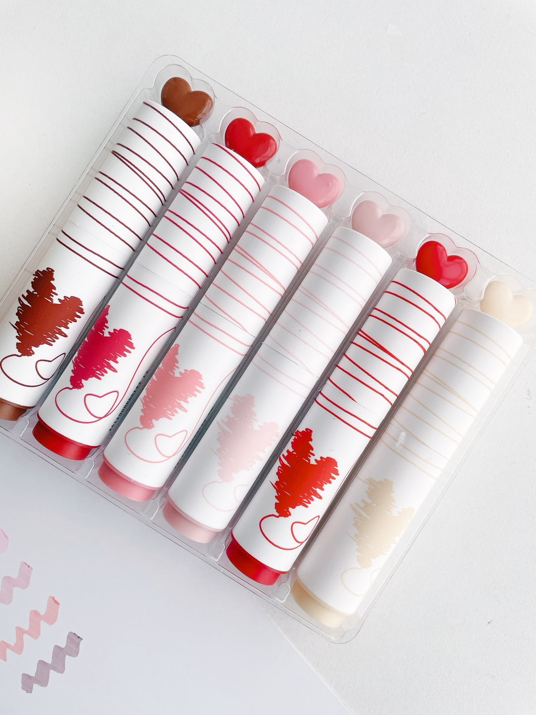 Heart Beam Highlighters – Set of 6 Colors