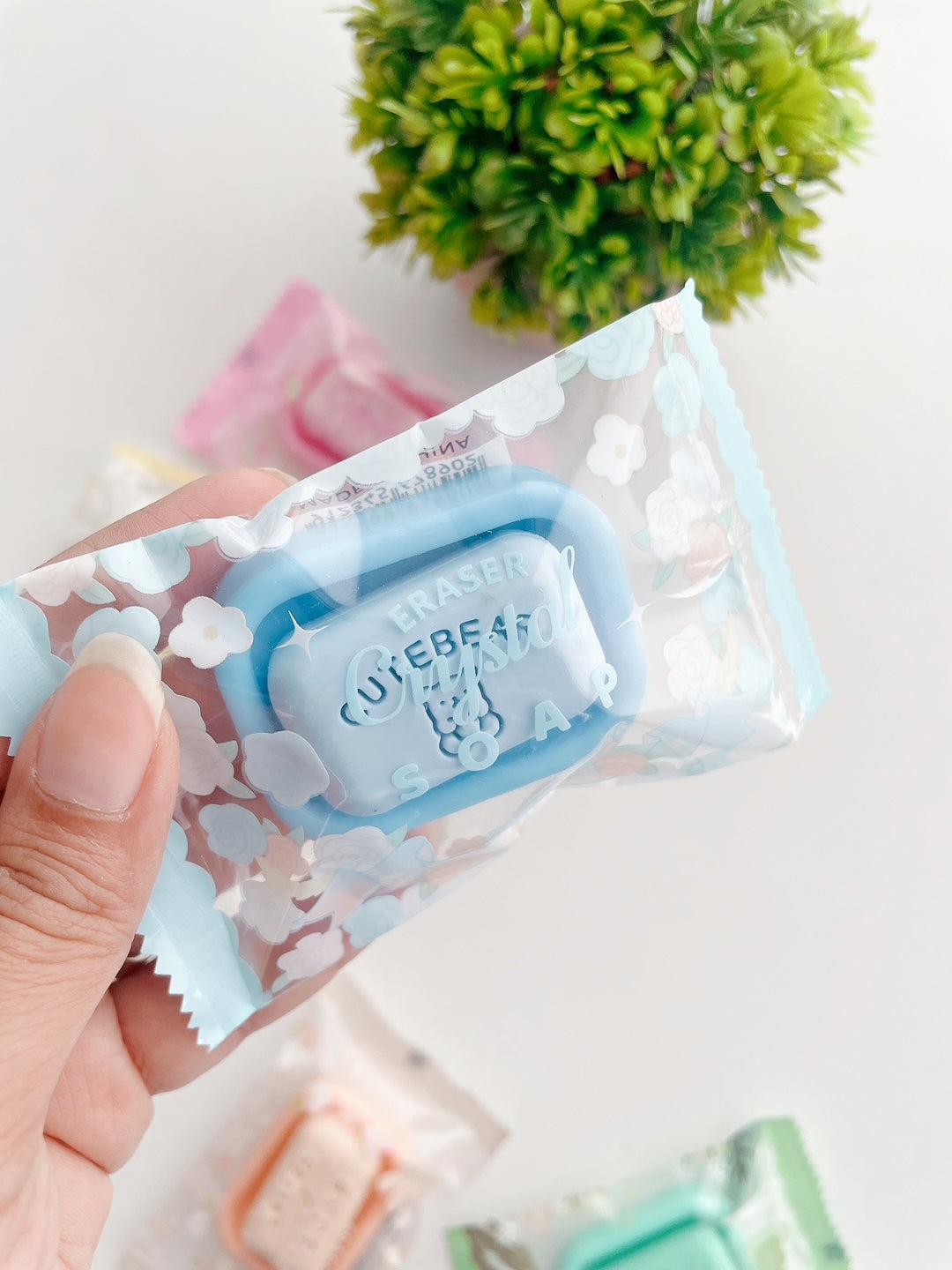 Tiny Pastel Soap bar erasers