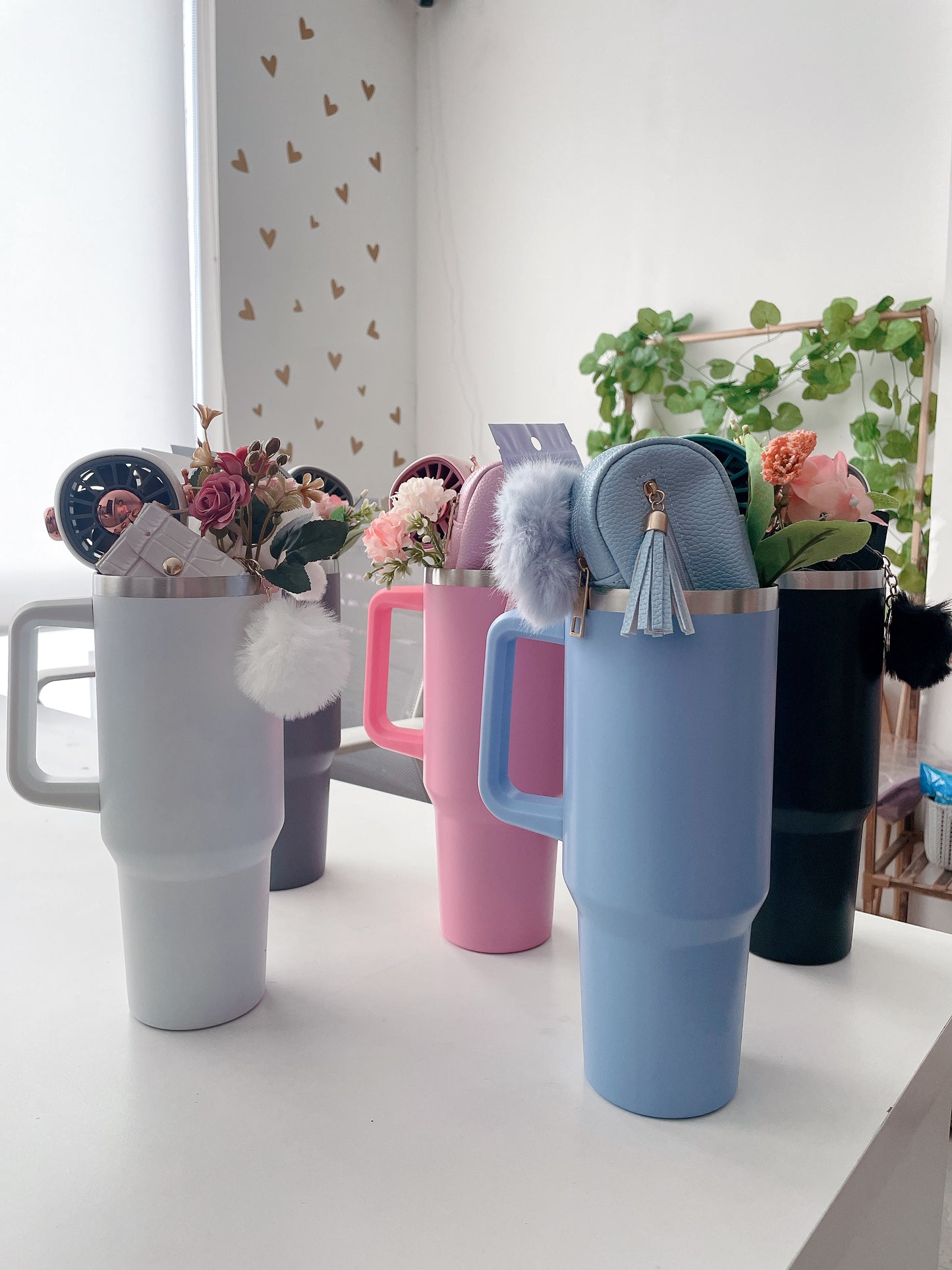 Ivory Dreams Insulated Tumbler Gift Bouquet