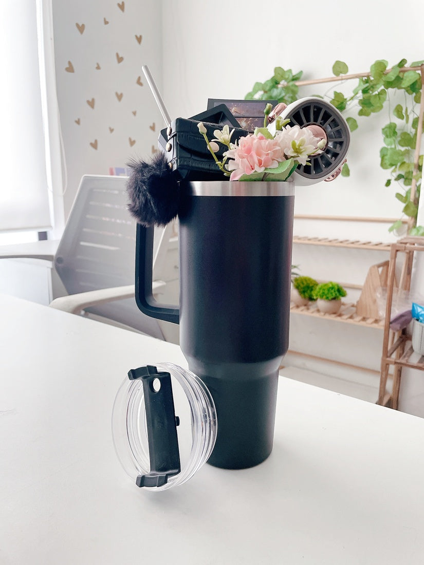 Noir Charm Insulated Tumbler Gift Bouquet