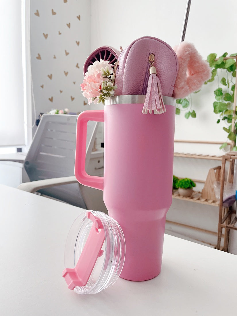 Pink Bloom Insulated Tumbler Gift Bouquet