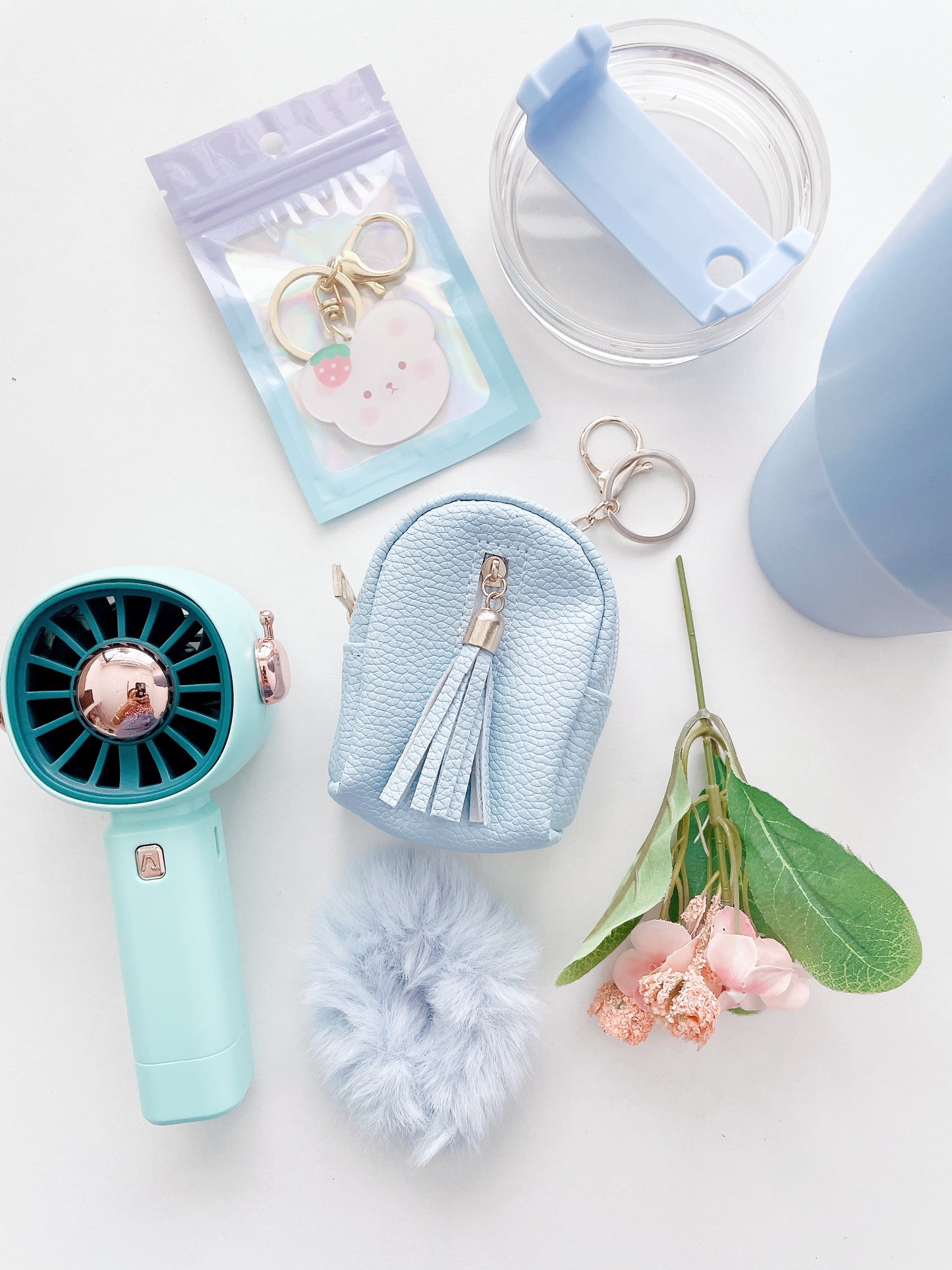 Ice Blue Insulated Tumbler Gift Bouquet