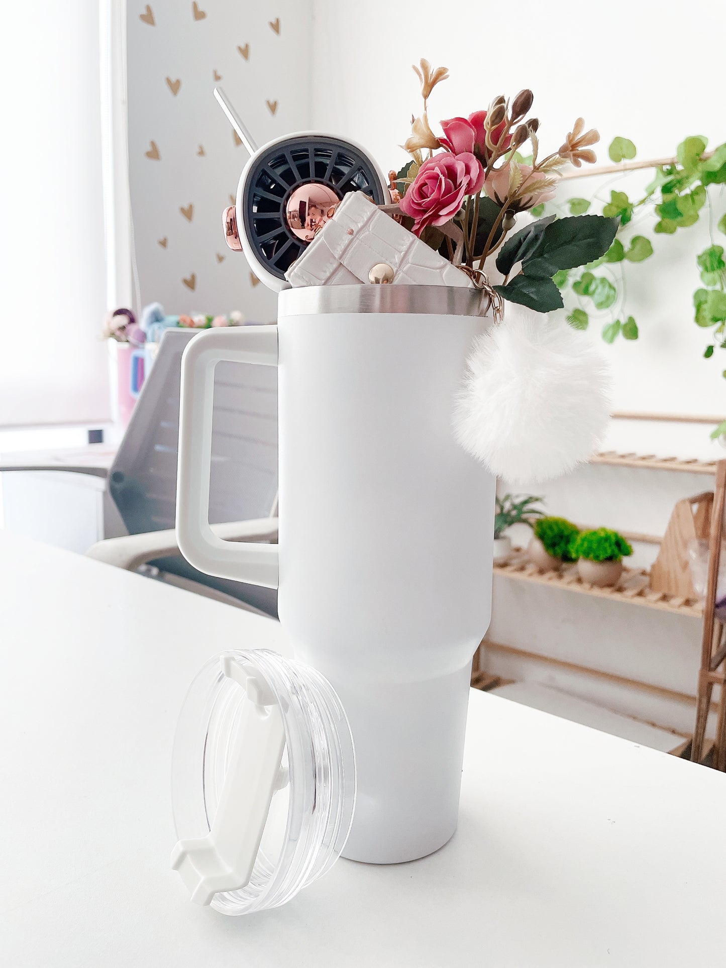 Ivory Dreams Insulated Tumbler Gift Bouquet