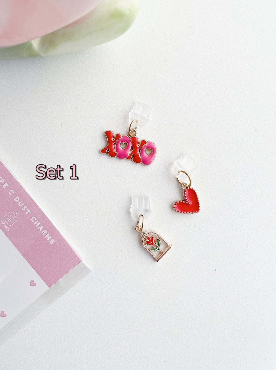 Heart Stopper Type-C Dust Plug Charm 🌸