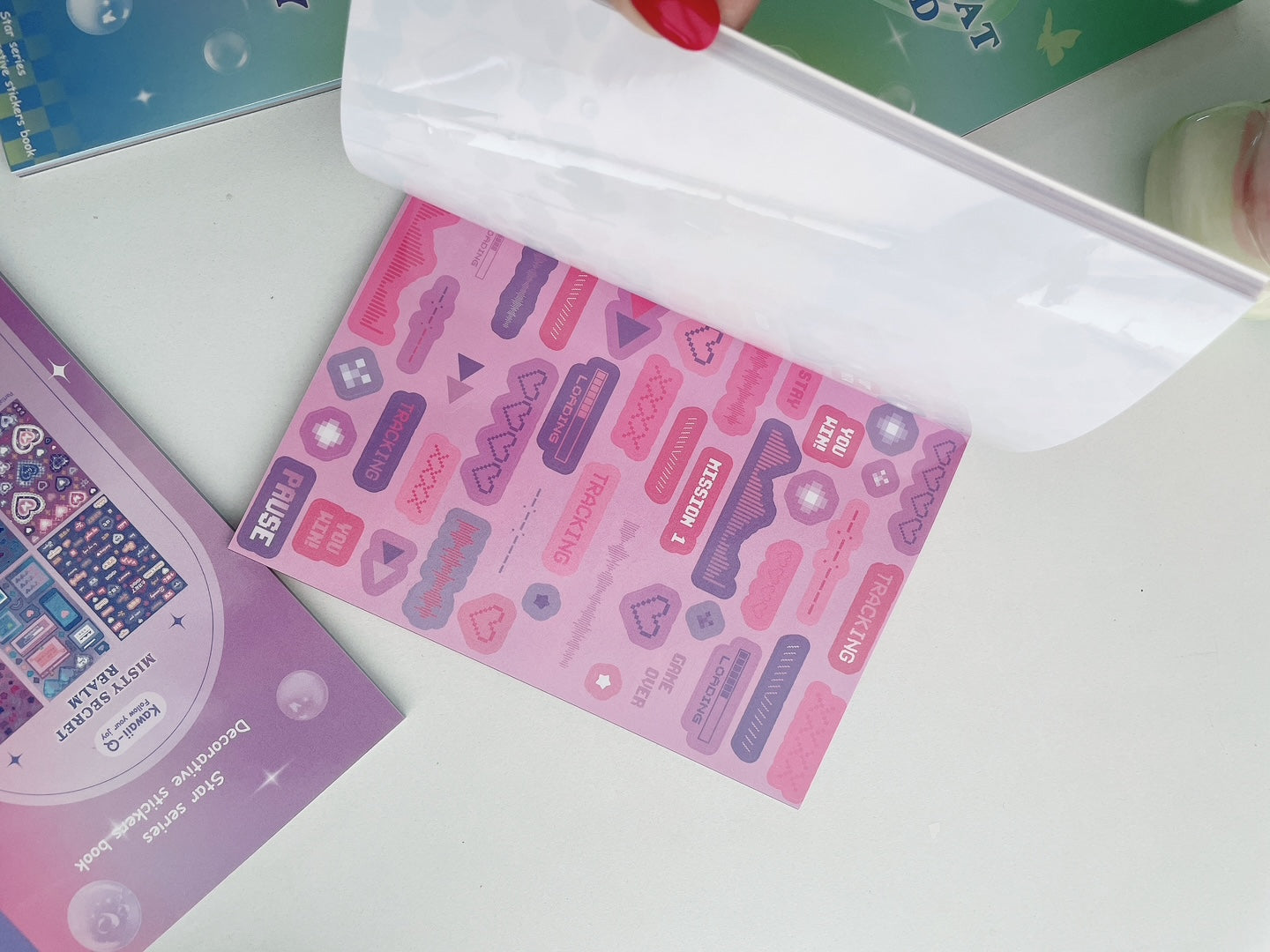 Dreamy Realms Sticker Booklet – 1000+ Decorative Stickers