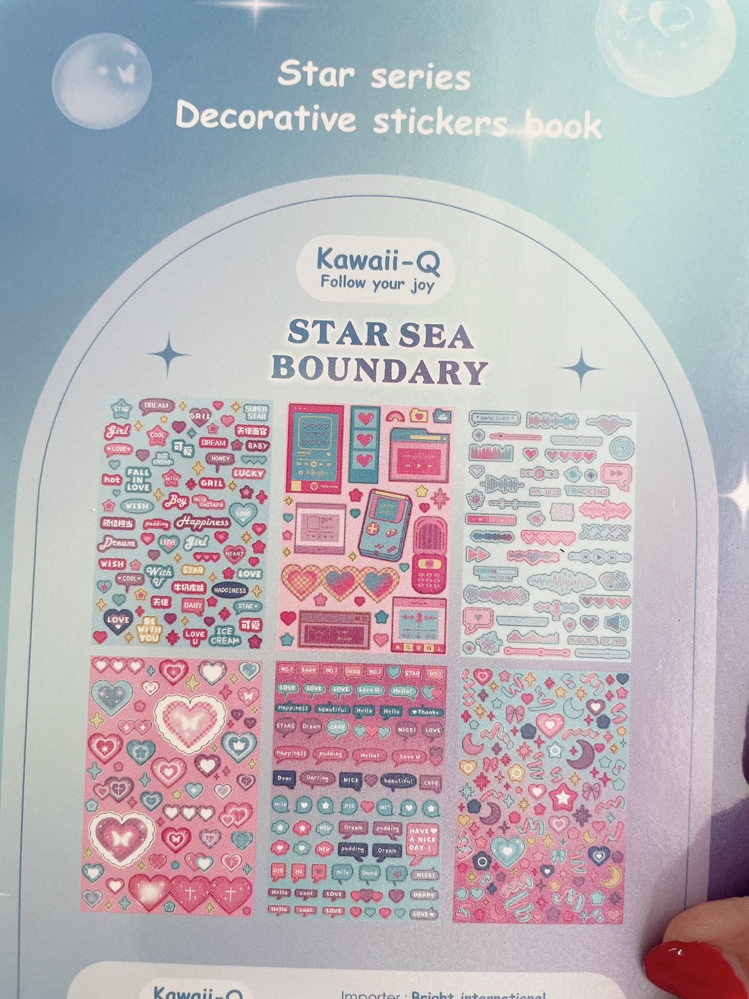 Dreamy Realms Sticker Booklet – 1000+ Decorative Stickers