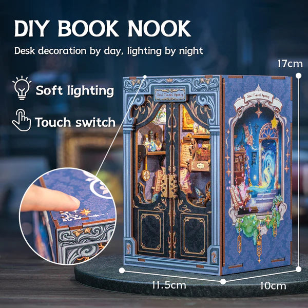 Soul Travel Agency– DIY Bookstore Miniature Kit for your Bookshelf