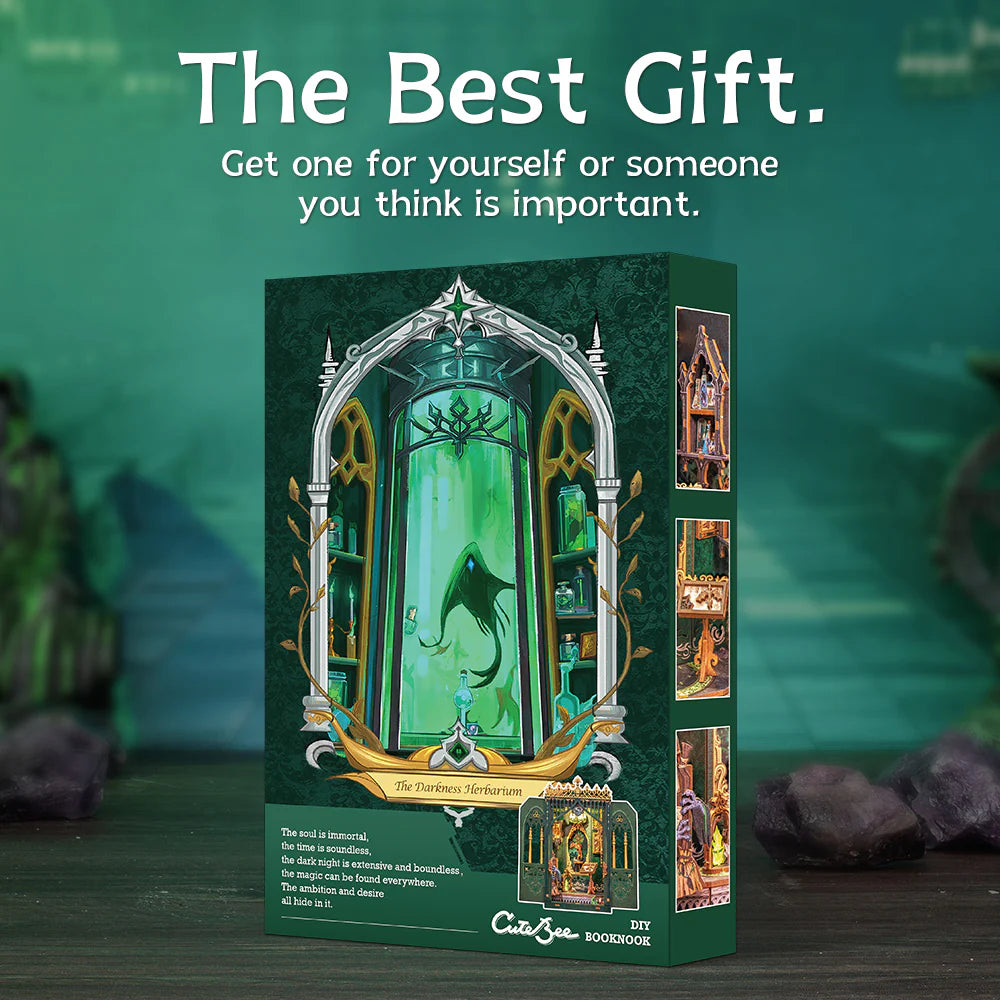 The Quiet Herbarium – DIY Bookstore Miniature Kit for your Bookshelf