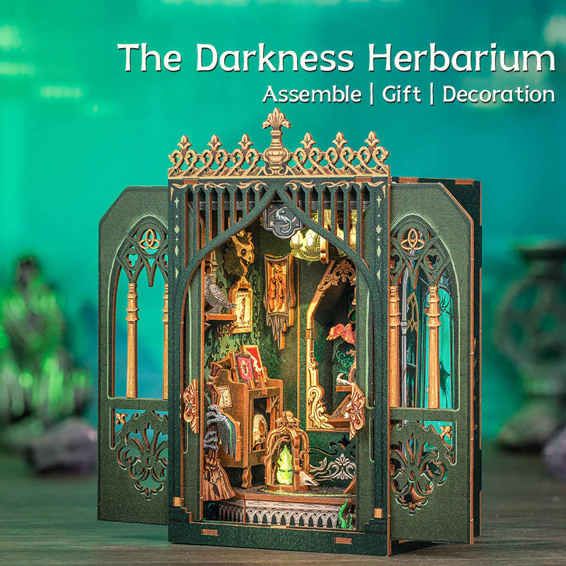 The Quiet Herbarium – DIY Bookstore Miniature Kit for your Bookshelf