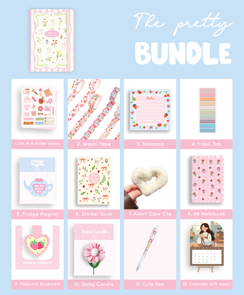 My Pretty Little Life 2026 Annual Planner with dates | Open for PREORDER