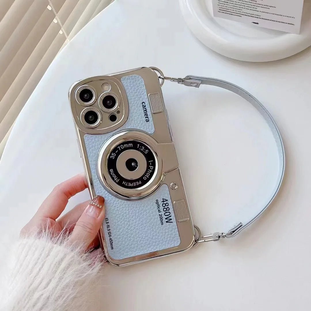 Vintage Camera Phone Case for iPhone with Strap | iPhone 14-15 Pro Max - Supple Room