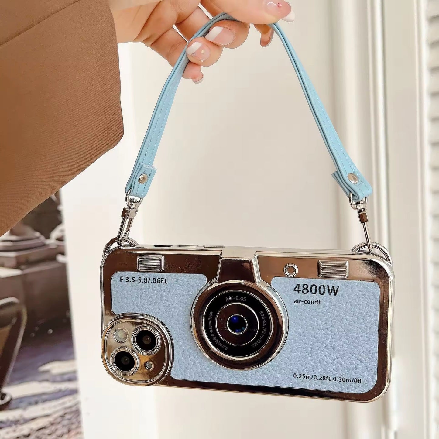 Vintage Camera Phone Case for iPhone with Strap | iPhone 14-15 Pro Max - Supple Room