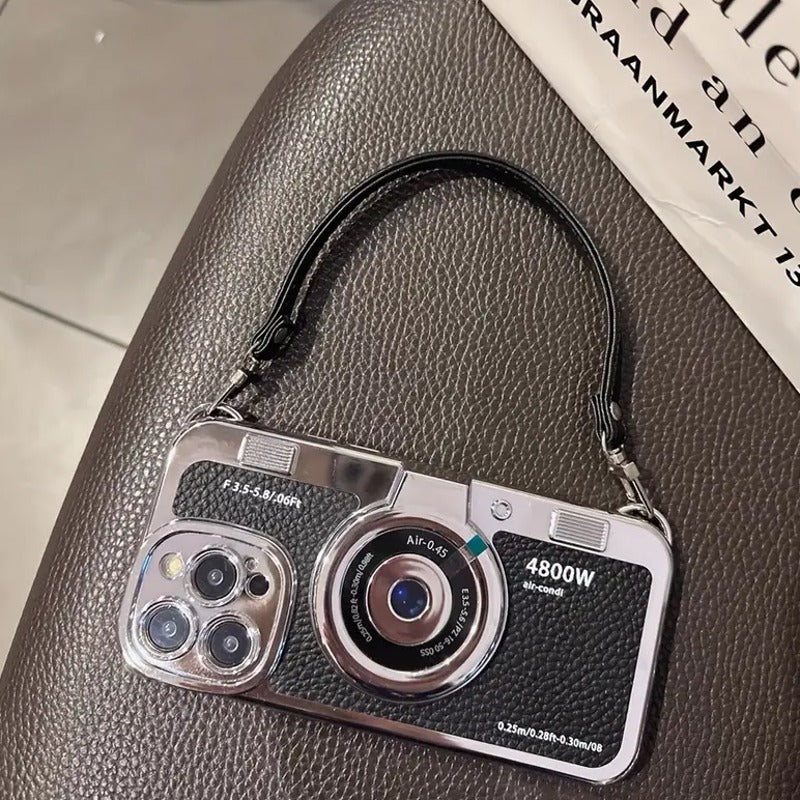 Vintage Camera Phone Case for iPhone with Strap | iPhone 14-15 Pro Max - Supple Room