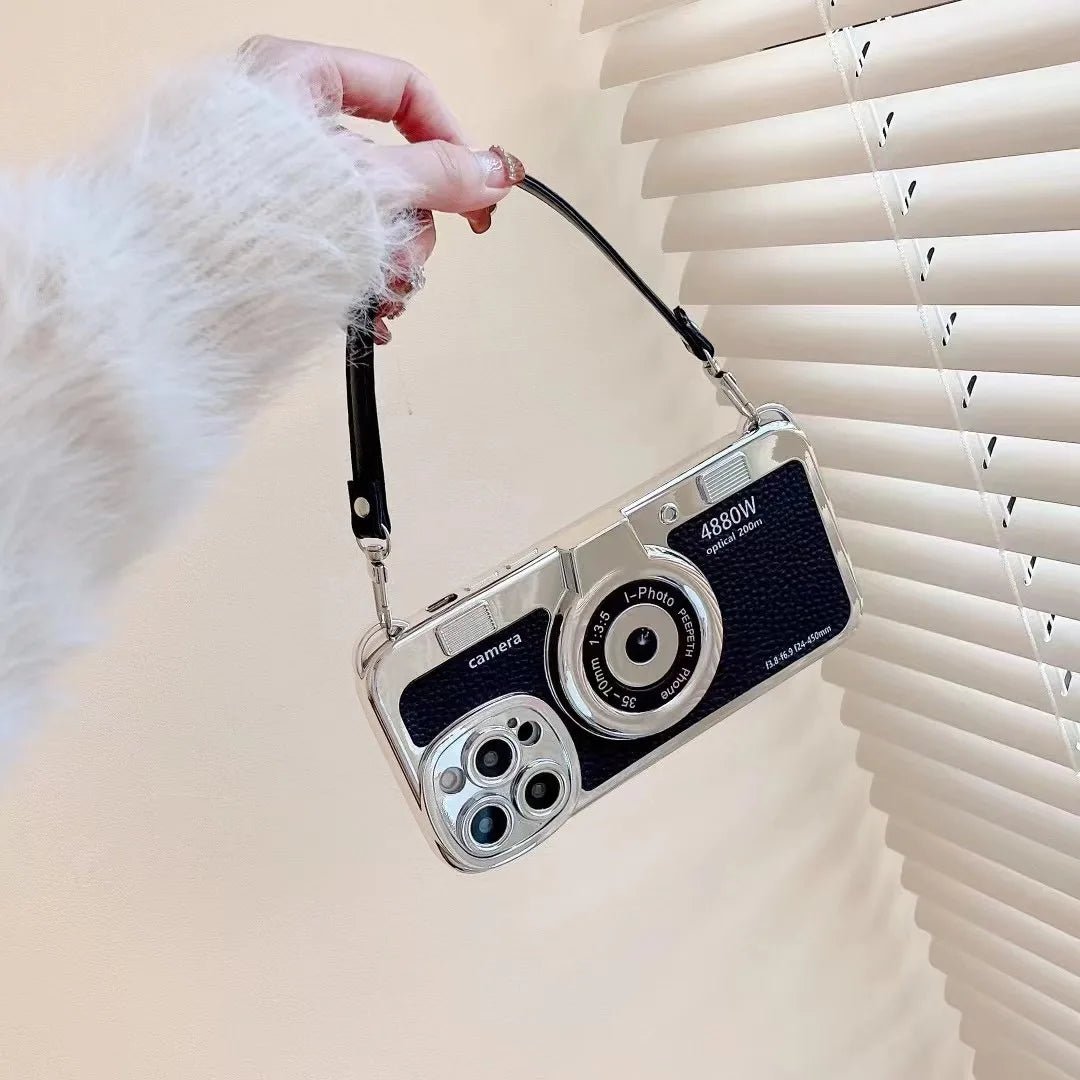 Vintage Camera Phone Case for iPhone with Strap | iPhone 14-15 Pro Max - Supple Room