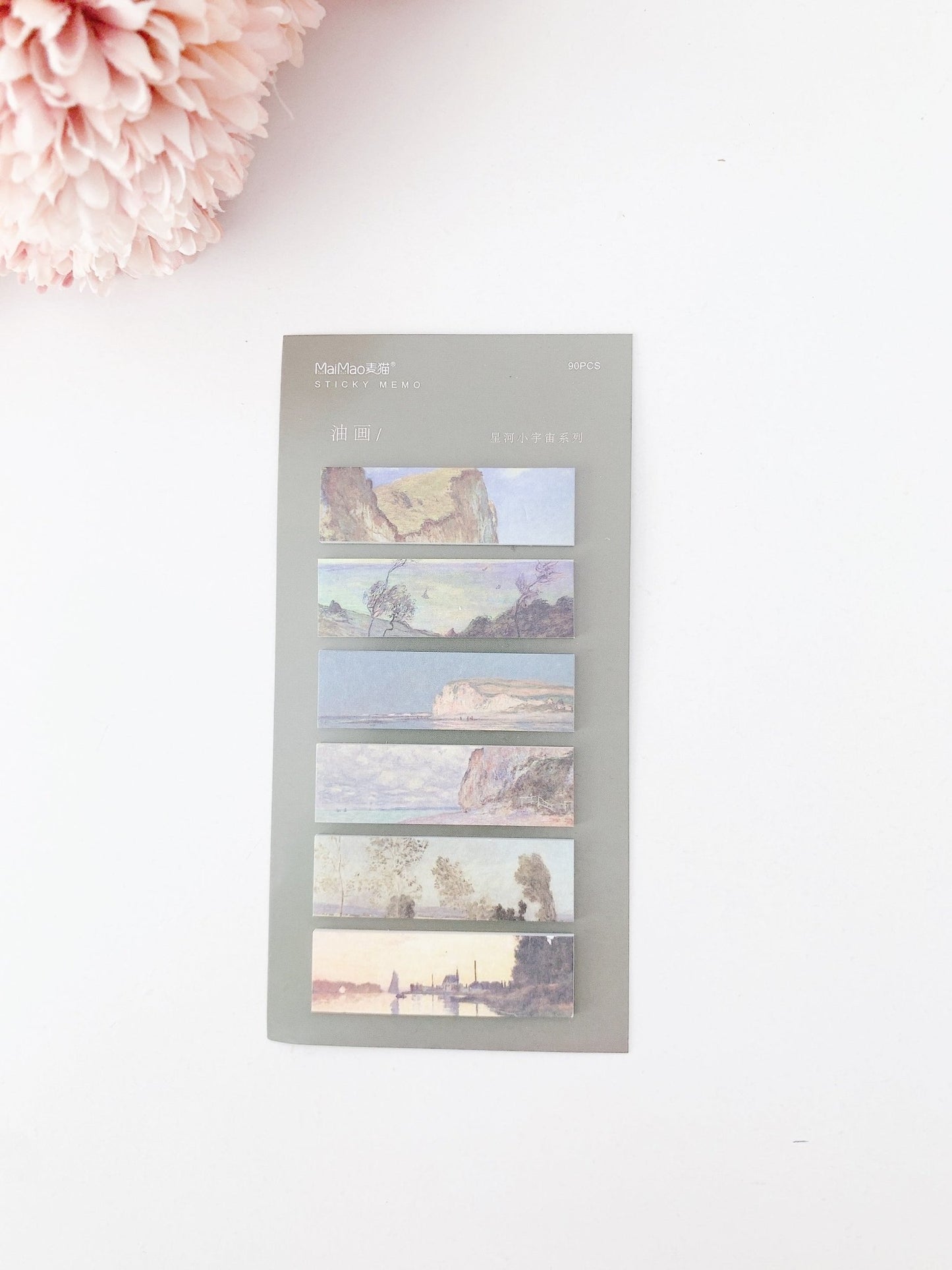 Aesthetic Landscape Index book tab series/ sticky notes/ page flags | 90 sheets each - Supple Room