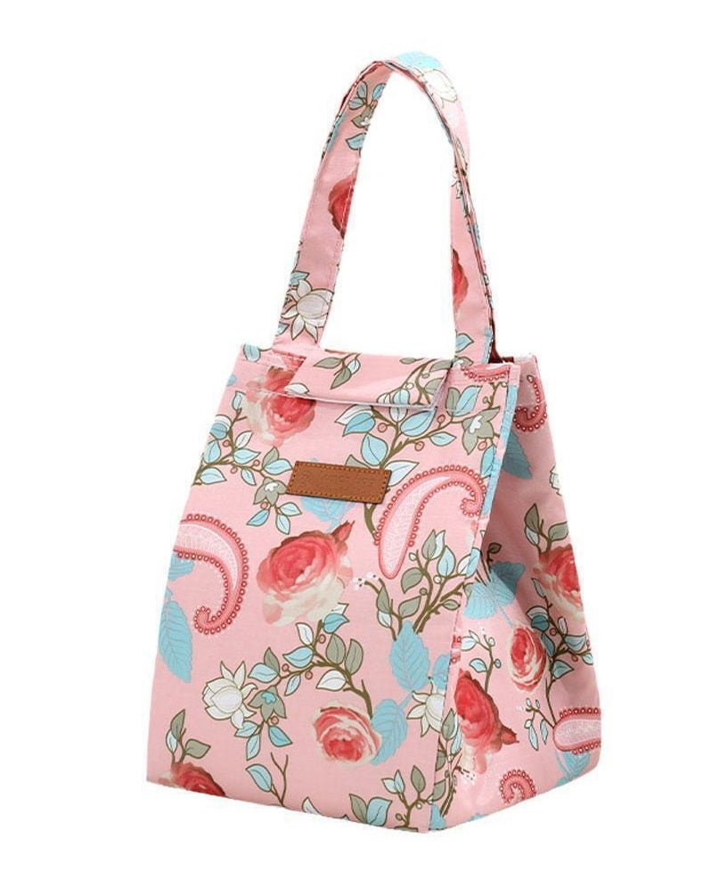 Chic & stylish insulated Lunch bag- Floral