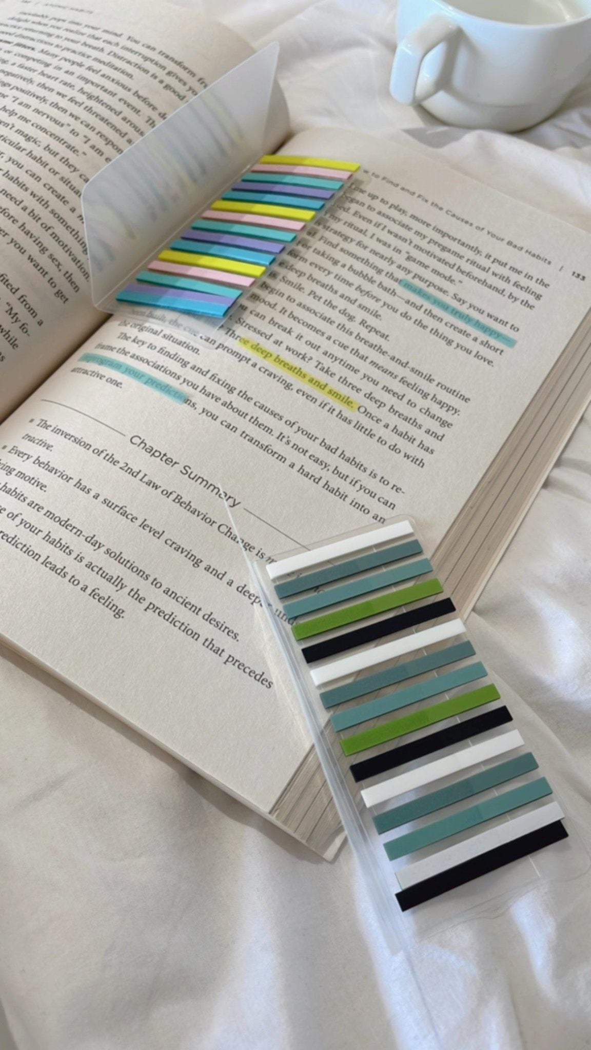 Classic thin highlighting strips Sticky notes