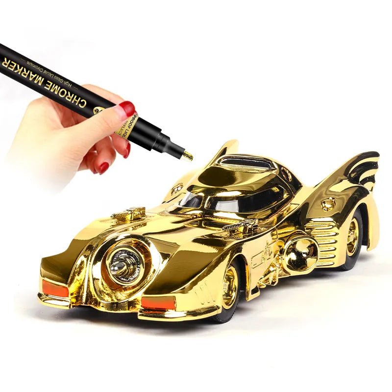 High Gloss Liquid Chrome Reflective mirror effect Marker pen | Gold/Rose gold/Silver - Supple Room