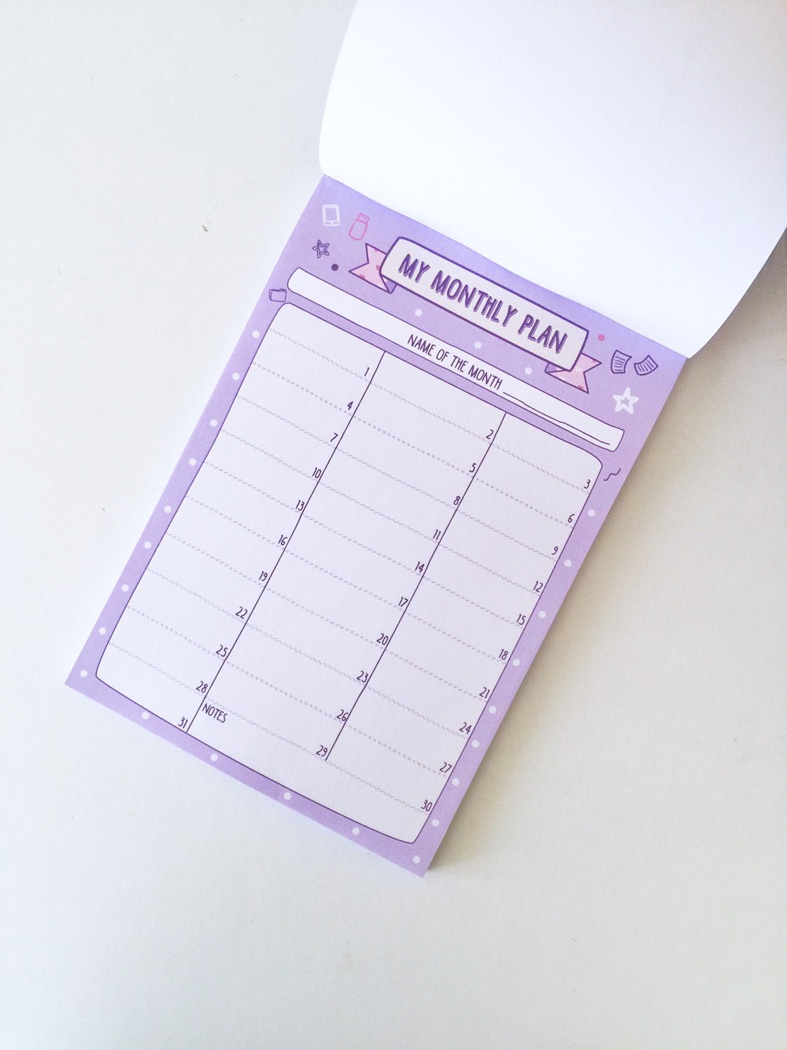 Lilac Love Daily/ Weekly/Monthly Planners | A5 Size | 50 sheets each - Supple Room