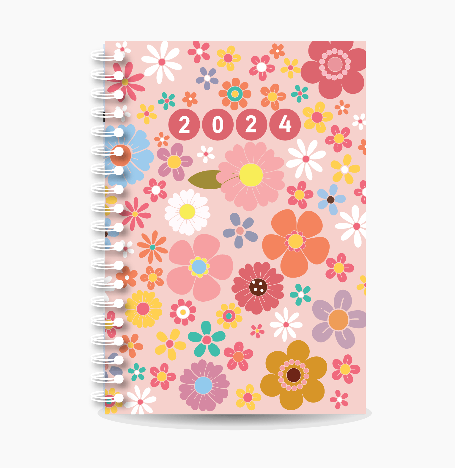 My Year Annual Planner 2024 with dates, Available in 3 designs