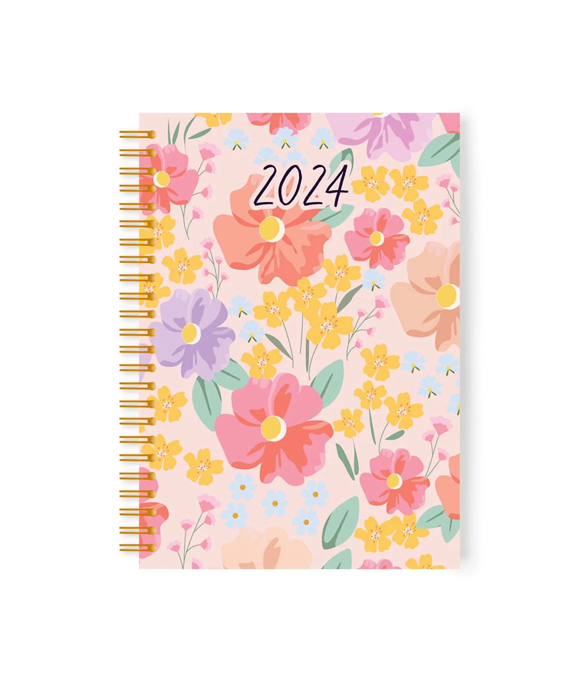 2024 Family Organiser Calendar Planner with Memo Pad, Pen & Shopping List  Floral