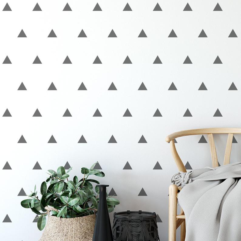 Stylish Triangle Wall Decal | Geometric Room Decor - Supple Room
