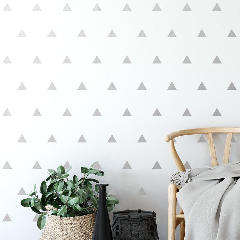 Stylish Triangle Wall Decal | Geometric Room Decor - Supple Room