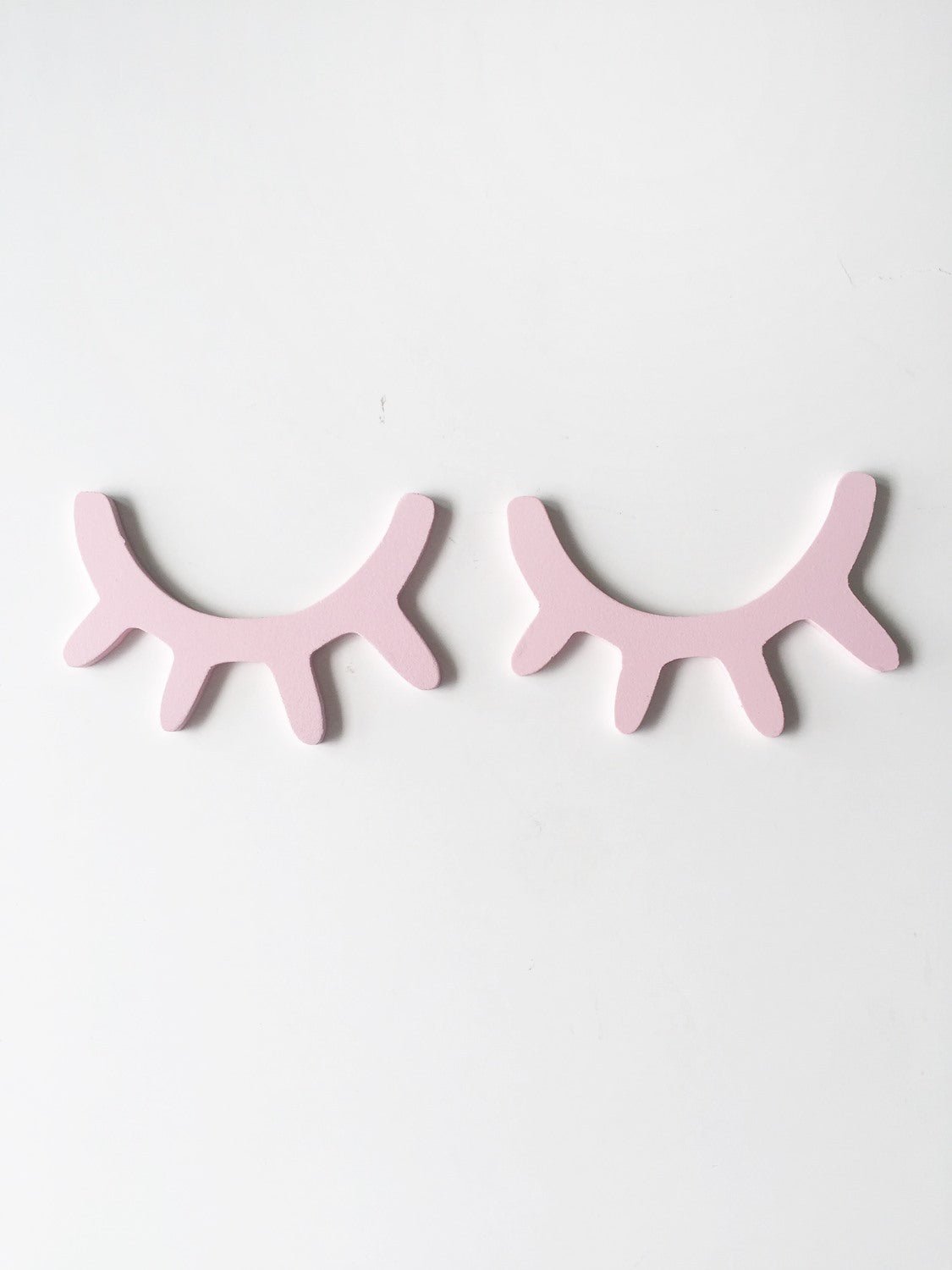 Wooden pair of Dreamy Eyelashes Wall decor | 6"x 4" - Supple Room