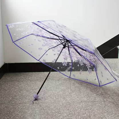 Sakura Skies Clear Umbrella